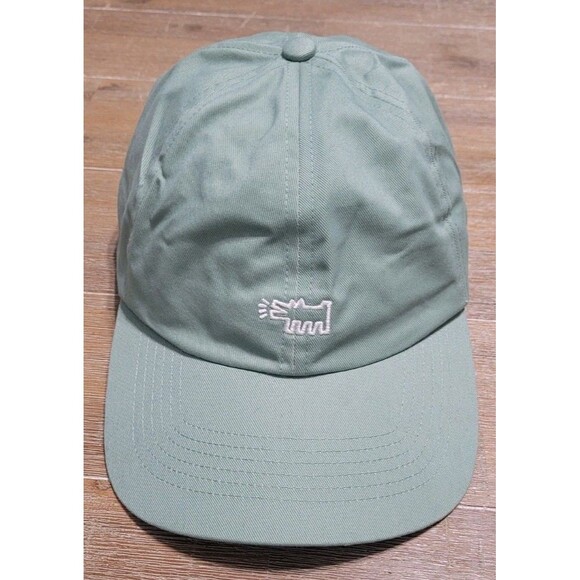 UNIQLO x Keith Haring UV-cut Cap unisex hat sports Adjustable Strap Green - Picture 1 of 5